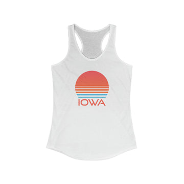 Buy solid-white Iowa Women's Racerback Tank Top
