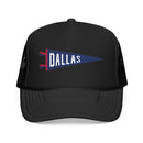 Dallas, Texas Pennant Trucker Hat — Retro Flag Foam Cap-2