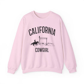 Buy light-pink California Sweatshirt - Mountain Cowgirl Graphic Crewneck