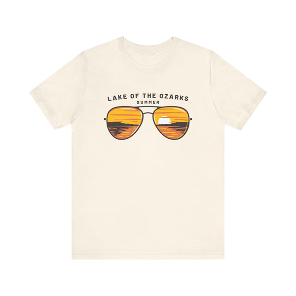 Lake of the Ozarks, Missouri T Shirt - Sunglasses Lake Graphic Tee