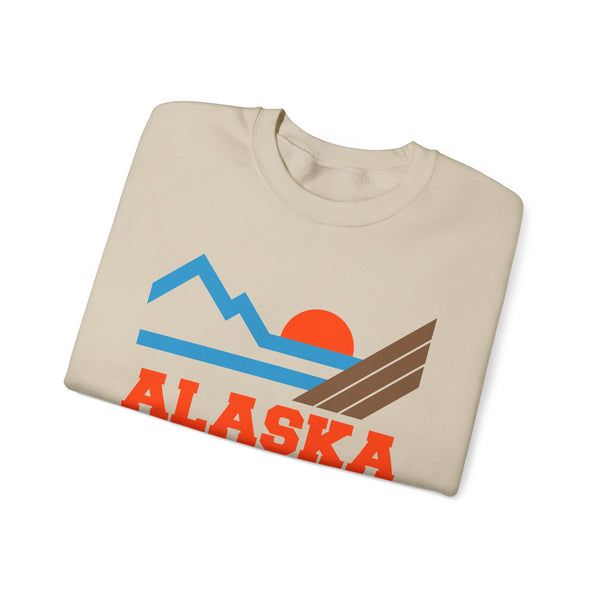 Alaska Sweatshirt - Mountain Alaska Crewneck Sweatshirt
