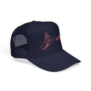 Red River, New Mexico Ski Bunny Foam Trucker Hat-11