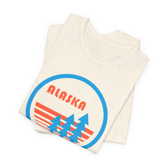 Alaska T-Shirt Retro Forest