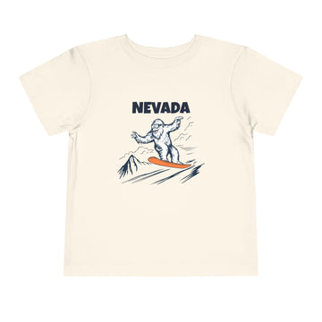 Nevada Yeti Snowboard Toddler Tee
