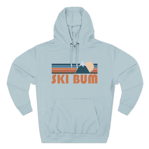 Ski Bum Hoodie - Retro Mountain Unisex Sweatshirt