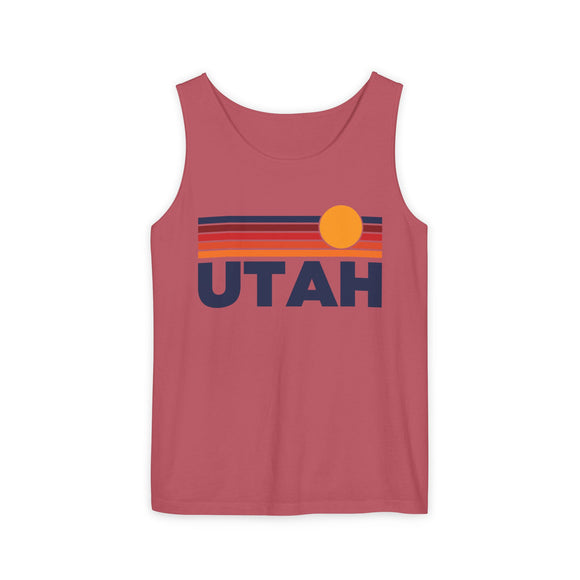 Utah Retro Sunstripe Tank Top | Comfort Colors - 100% Cotton