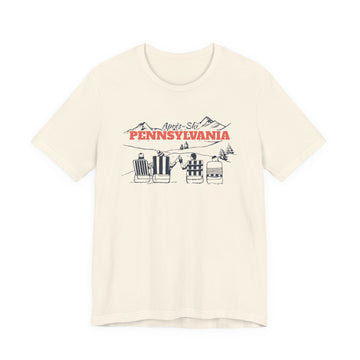 Pennsylvania Après-ski T-Shirt - Vintage Mountain Graphic Tee