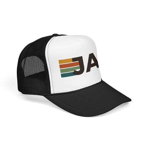 Jacksonville, Florida Trucker Hat - JAX Abbr retro cap
