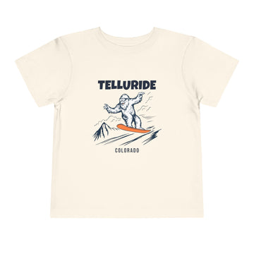 Telluride, Colorado Yeti Snowboard Toddler Tee