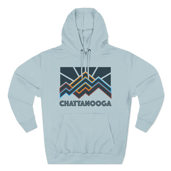 Chattanooga, Tennessee Hoodie - Retro Mountain Unisex Sweatshirt