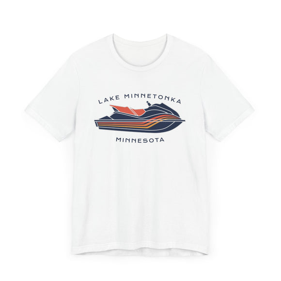 Lake Minnetonka, Minnesota T Shirt - Jetski Boating Graphic Tee