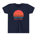 Boulder, Colorado Youth Shirt - Retro 80s Boulder Kid's T-Shirt-2