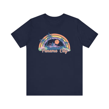 Buy navy Panama City, Florida T-Shirt - Retro Beach Unisex Panama City Shirt