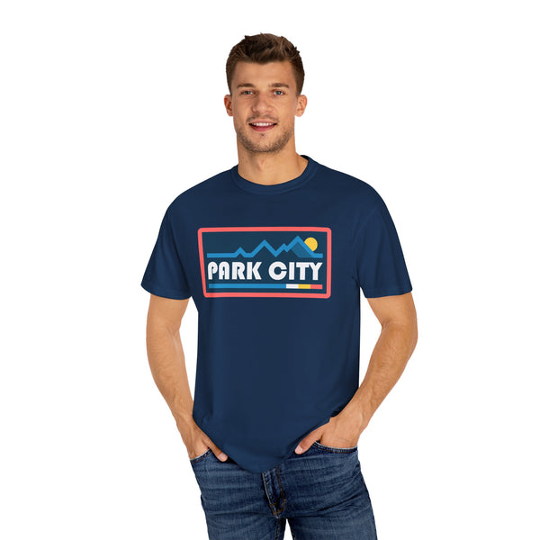 Park City, Utah Graphic Tee, Comfort Colors Retro Mountain Unisex Park City T shirt