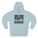 Bend, Oregon Hoodie - Retro Mountain Unisex Sweatshirt-4
