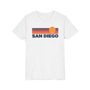 San Diego, California Youth T-Shirt — Retro Sun Tee-2