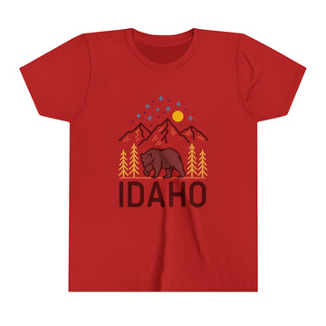 Buy red Idaho Youth T-Shirt - Unisex Kids Idaho Shirt