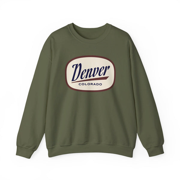 Denver, Colorado Sweatshirt - Unisex Retro Crewneck Denver Sweatshirt