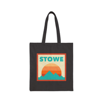 Stowe, Vermont Tote Bag, Cotton Canvas Tote Bag, Reusable Shopping Bag, Eco-Friendly Tote, Stowe, Vermont Gift - 0