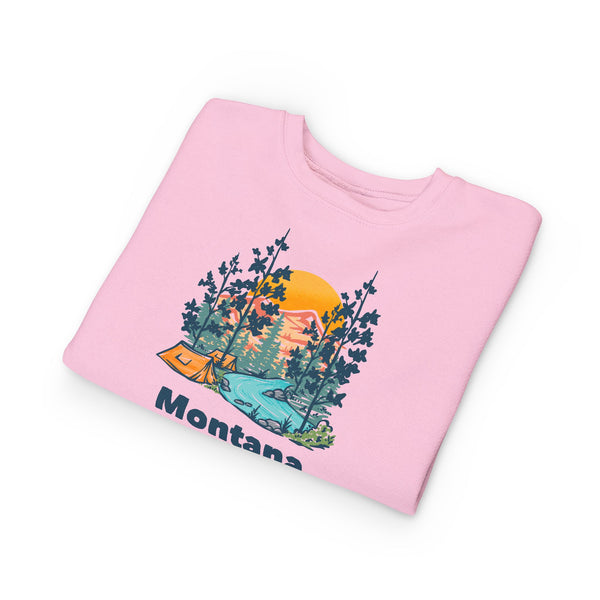 Montana Toddler Sweatshirt - Montana Toddler Crewneck Sweatshirt