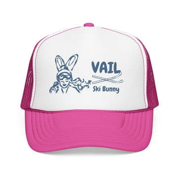 Buy hot-pink-white-hot-pink Vail, Colorado Ski Bunny Trucker Hat