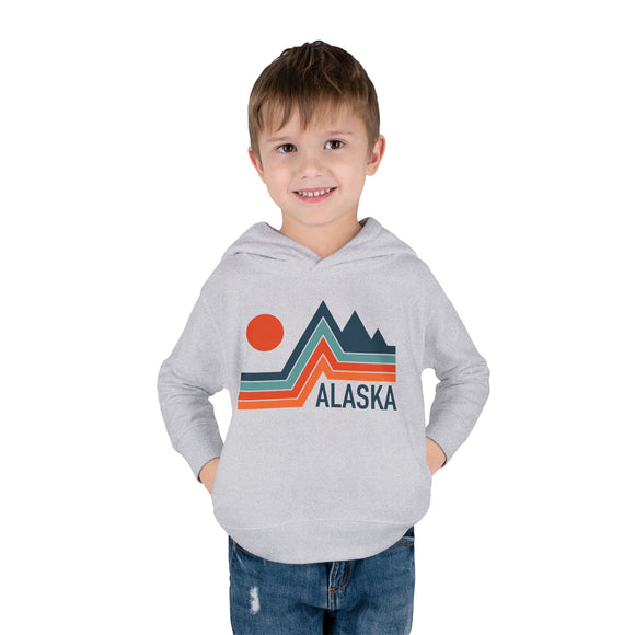 Alaska Toddler Hoodie - Unisex Alaska Toddler Sweatshirt
