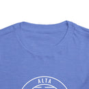 Alta, Utah Toddler T-Shirt - Retro Mountain Toddler Alta Shirt-6