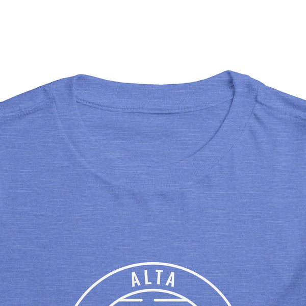 Alta, Utah Toddler T-Shirt - Retro Mountain Toddler Alta Shirt