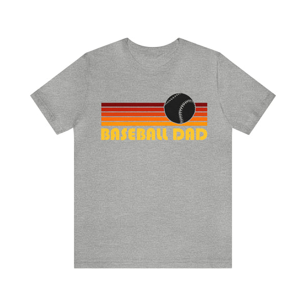 Baseball Dad T-Shirt - Retro Unisex Baseball Dad Shirt