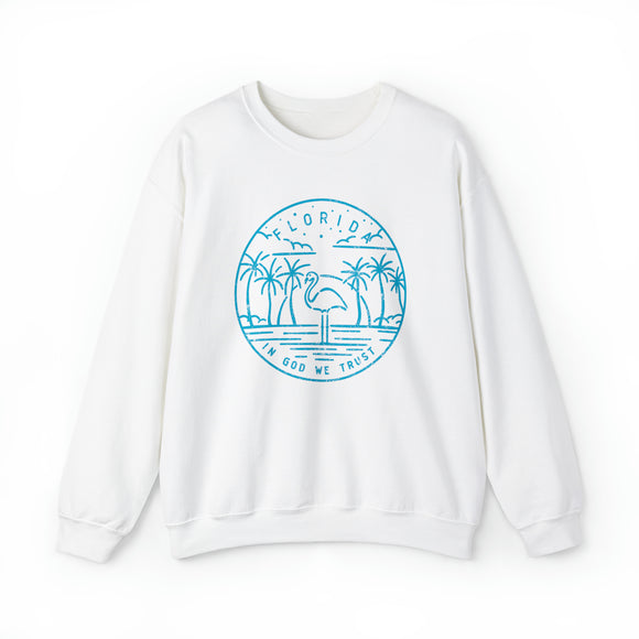 Florida Sweatshirt - Unisex Distressed Florida Sweatshirt