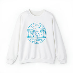 Florida Sweatshirt - Unisex Distressed Florida Sweatshirt