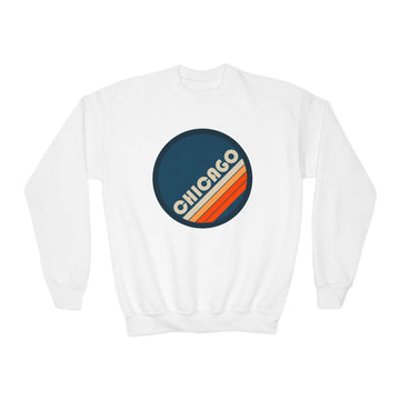 Chicago, Illinois Youth Crewneck Sweatshirt - Unisex Kid's Chicago, Illinois Sweatshirt