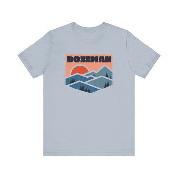 Bozeman, Montana T Shirt - Retro Graphic Tee - 0