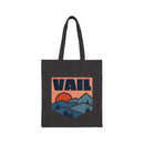Vail, Colorado Cotton Canvas Tote Bag - 15" x 16"-2