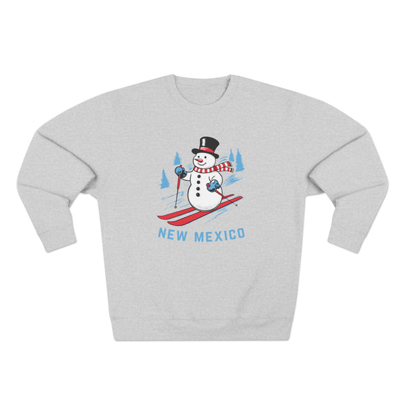 Premium New Mexico Skiing Snowman Sweatshirt