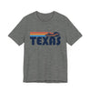 Texas T Shirt - Retro Jetski PWC Graphic Texas Tee