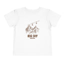 Big Sky, Montana Toddler T-Shirt — Vintage Gondola Ski Mountain Tee-2