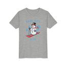 Park City, Utah Youth Skiing Snowman Tee - Kids Park City T Shirt-9