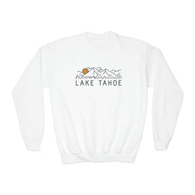 Lake Tahoe, California Youth Sweatshirt - Unisex Kid's Lake Tahoe Crewneck Sweatshirt
