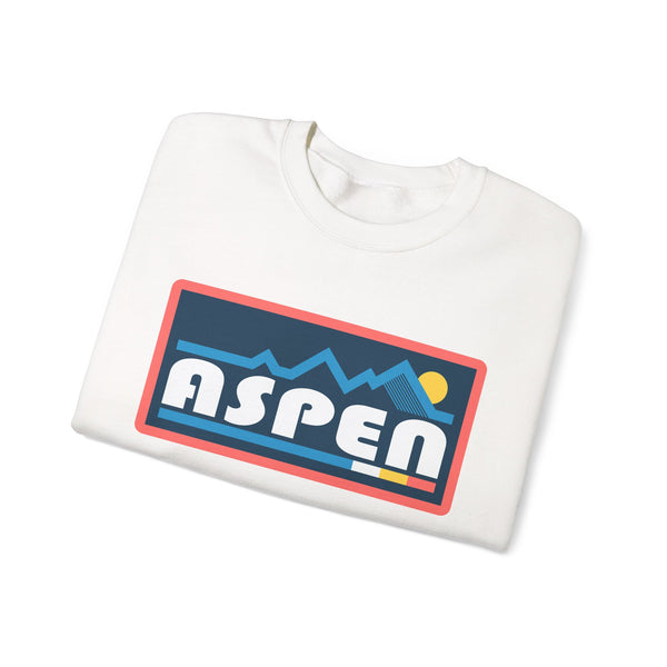 Aspen, Colorado Sweatshirt - Mountain Graphic Crewneck