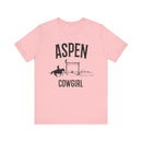Aspen, Colorado Cowgirl Graphic Tee-6