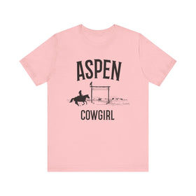 Buy pink Aspen, Colorado Cowgirl Graphic Tee