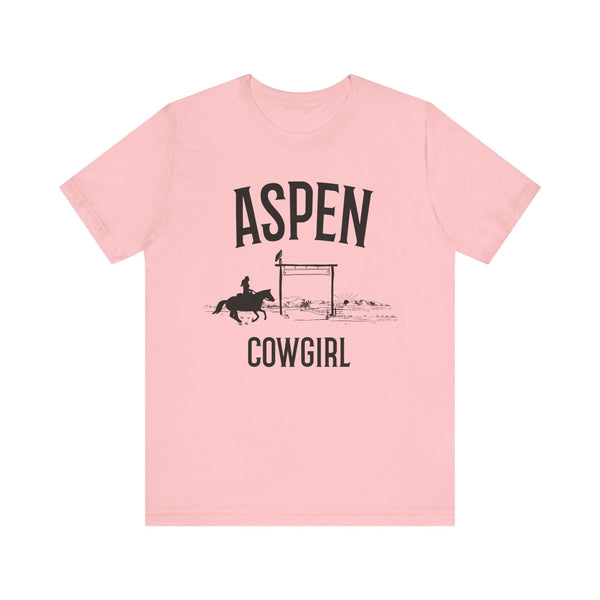 Aspen, Colorado Cowgirl Graphic Tee