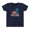 Ventura, California Youth Shirt - Retro Palm Tree Ventura Kid's T-Shirt