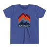 Sun Valley, Idaho Youth Shirt - Retro Mountain Sun Valley Kid's T-Shirt