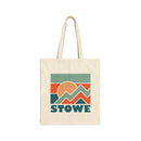 Stowe, Vermont Cotton Canvas Stowe Tote Bag-1