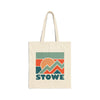 Stowe, Vermont Cotton Canvas Stowe Tote Bag