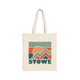 Stowe, Vermont Cotton Canvas Stowe Tote Bag