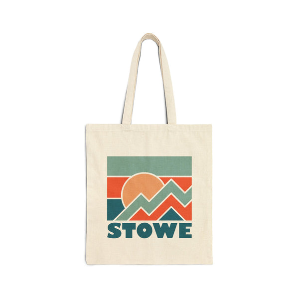 Stowe, Vermont Cotton Canvas Stowe Tote Bag