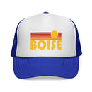 Boise, Idaho Retro Sun Trucker Hat - Vintage Style Boise Cap-3